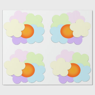 Pastel Sunrise Wrapping Paper Geschenkpapier