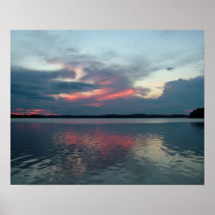 Pastel Sunset benutzerdefiniertes Poster