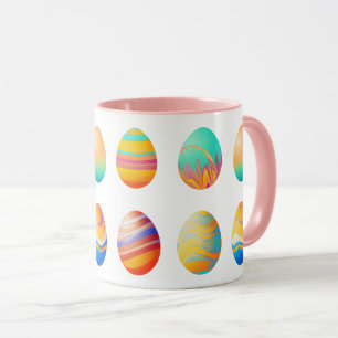 Pastel Swirl Ostereier Tasse