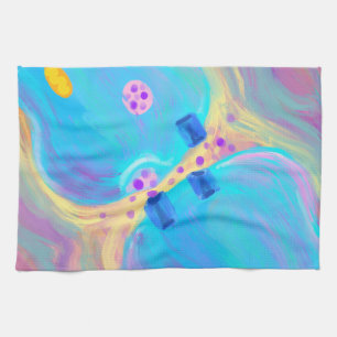 Pastel Synapse Geschirrtuch