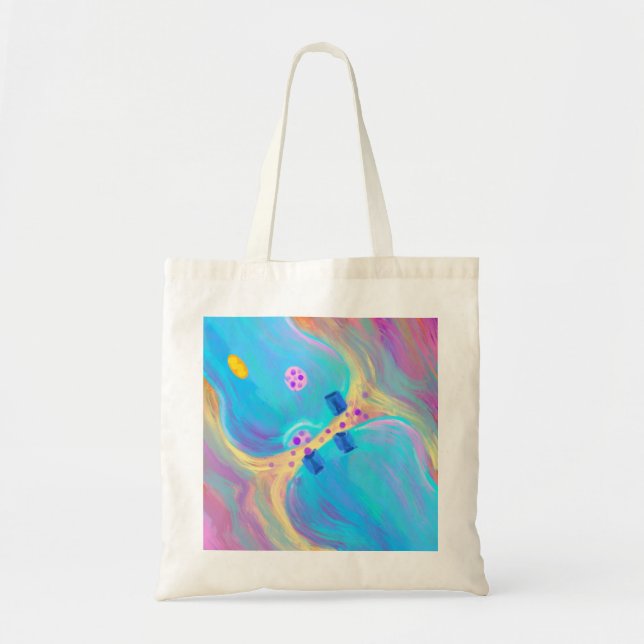 Pastel Synapse Tragetasche (Vorne)
