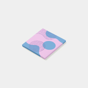 Pastel-Synthwave-Vaporwave-Retro-Post notiert Post-it Klebezettel