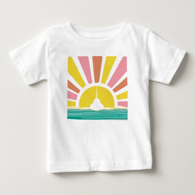 Pastel T-38 Sunset Baby T-shirt (Vorderseite)