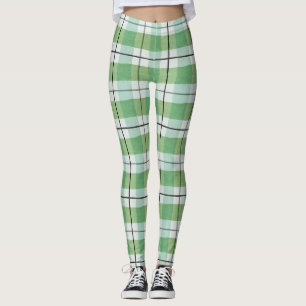 Pastel Tartan Pattern Leggings