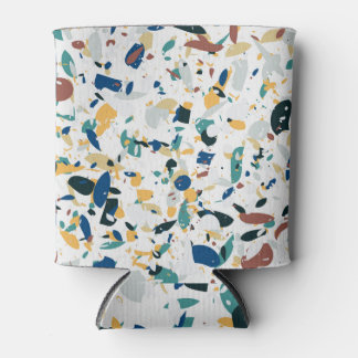 Pastel Terrazzo: Modernes Abstraktes Muster. Dosenkühler