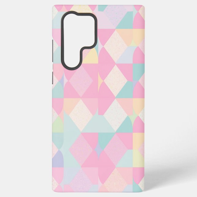Pastel Terrazzo Muster Phone Case Samsung Galaxy Hülle (Rückseite)