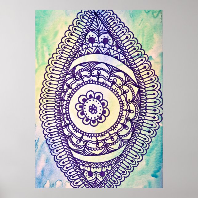Pastel Third Eye Poster von Megaflora (Vorne)