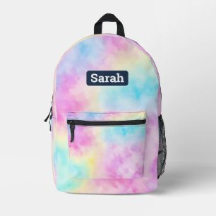 Pastel Tie teinture sac à dos personnalisable