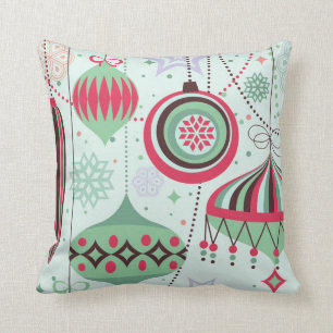 Pastel Tones Art-Deko Weihnachtsschmuck Kissen