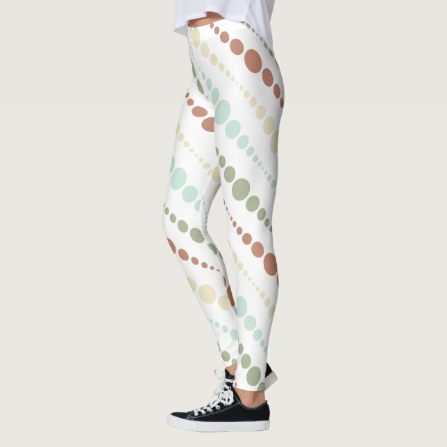 Pastel Tones Polka Dots Leggings (Links)