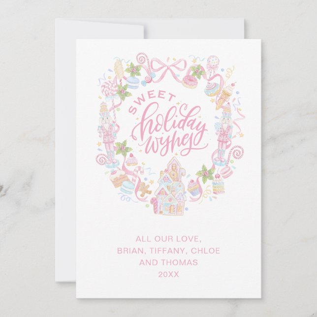 Pastel Treats | Sweet Holiday Wishes | Photo (Vorderseite)