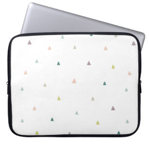 Pastel Triangle Doodle Muster Laptopschutzhülle