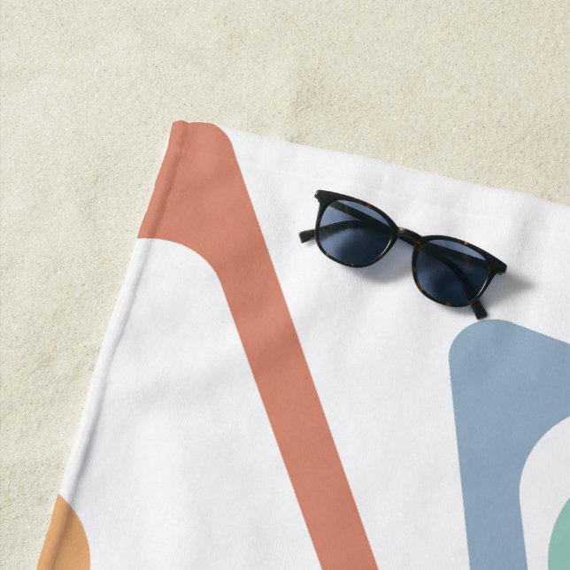 Pastel Triangle Strandtuch (Beispiel)