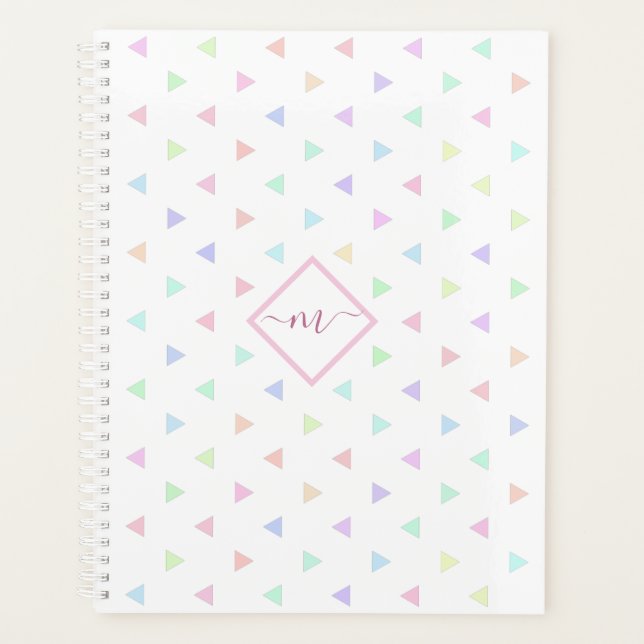 Pastel Triangles Motif Multicolor (Devant)