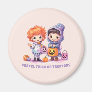 Pastel Trick oder Treaters Magnet