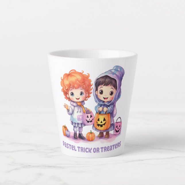 Pastel Trick oder Treaters Milchtasse (Vorderseite)