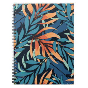 Pastel Tropical Abstrakt Botanicals Notizblock