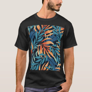 Pastel Tropical Abstrakt Botanicals T-Shirt