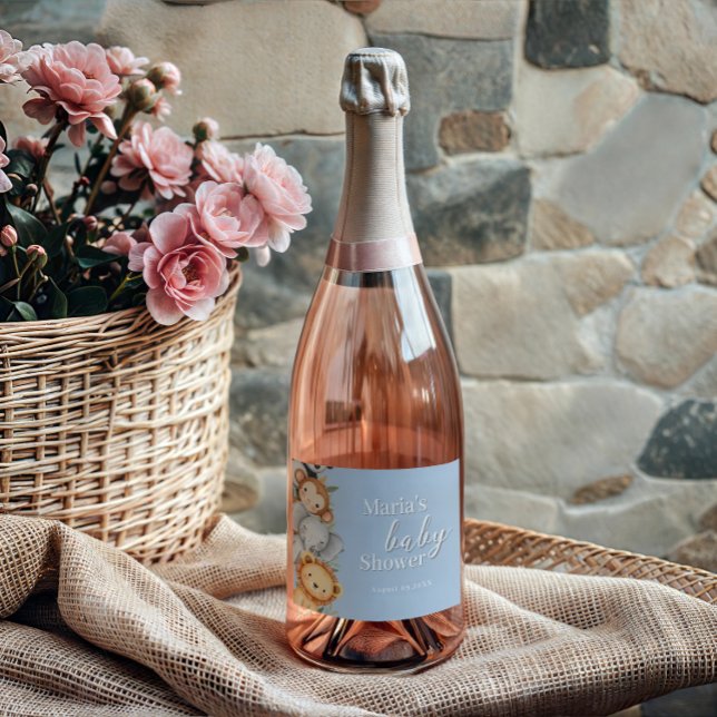 Pastel Tropical Baby Shower Jungle Safari Tiere (Von Creator hochgeladen)