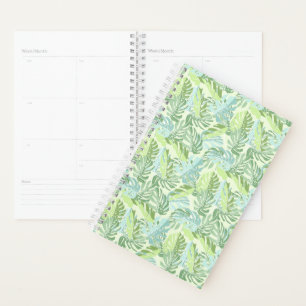Pastel Tropical Palm Feuille