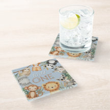 Pastel Tropical Wild One Jungle Safari Tiere