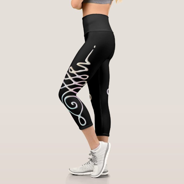 Pastel Unalome  Capri Leggings (Links)