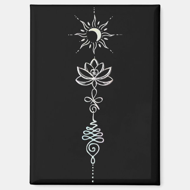 Pastel Unalome Group Magnet (Vorderseite)