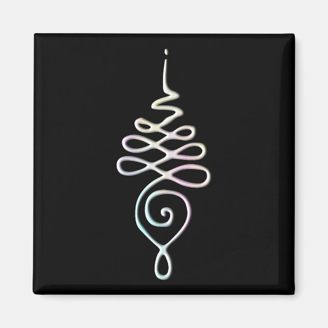 Pastel Unalome Magnet (Vorne)
