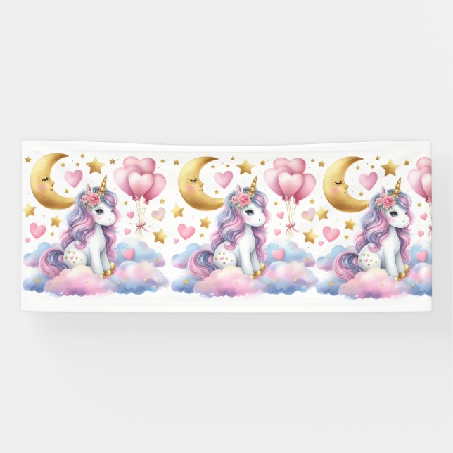 Pastel Unicorn Banner (Horizontal)