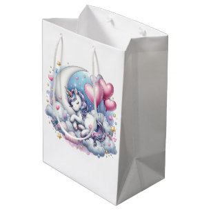 Pastel Unicorn Mittlere Geschenktüte