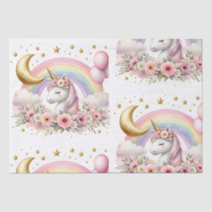 Pastel Unicorn Seidenpapier