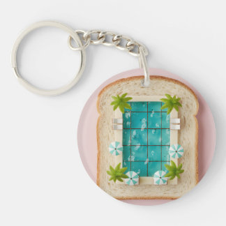 Pastel Vaporwave Pool Toast