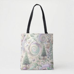 Pastel verzauberter Wald: Eine Cottailcore-Fantasi Tasche