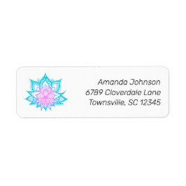 Pastel Vibes Lotus Blume Rückgabeadresse