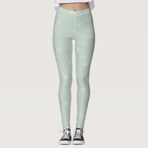 Pastel Vintage Leggings floraux
