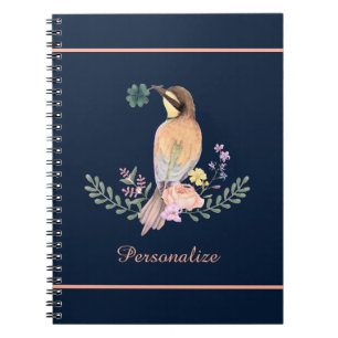 Pastel-Vogel Notizblock