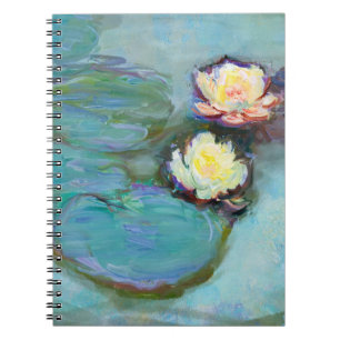 Pastel Water Lilies Tranquille Carnet D'Étang
