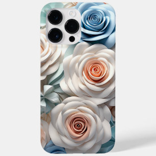 PASTEL WATERCOLOR 3-D SEHEN ROSE Case-Mate iPhone 14 PRO MAX HÜLLE