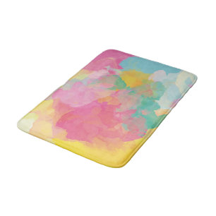Pastel Watercolor Badematte