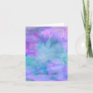 Pastel Watercolor Butterfly Merci personnalisé