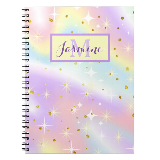 Pastel Watercolor Dreams - Personalisiert Notizblock (Vorderseite)