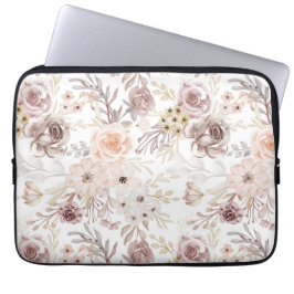 Pastel Watercolor Farbige Rose Laptopschutzhülle
