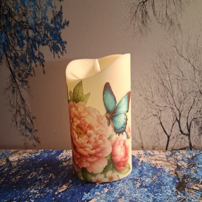 Pastel Watercolor Florals & Butterflies Decoupage Seidenpapier (Von Creator hochgeladen)