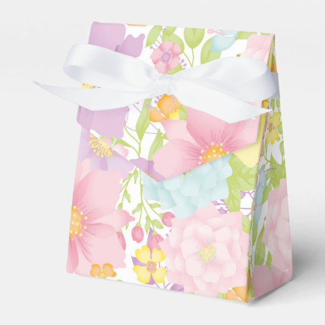Pastel Watercolor-Geschenkboxen Geschenkschachtel (Vorderseite)