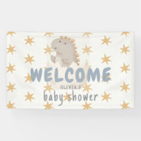 Pastel Watercolor Illustrative Babydusche