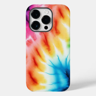 Pastel Watercolor Rainbow Gefärbte Krawatte Case-Mate iPhone 14 Pro Hülle