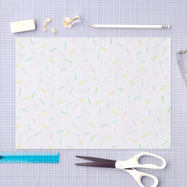 Pastel Watercolor Sprinkles Seidenpapier (Handwerk)