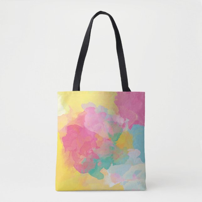 Pastel Watercolor Tasche (Vorderseite)