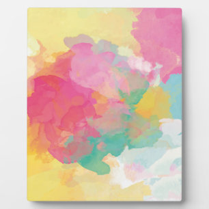 Pastel Watercolors Fotoplatte