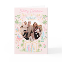 Pastel-Weihnachtsbild gefaltet